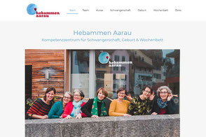 Hebammen Aarau, Kompetenzzentrum für Geburt, Wochenbett und Rückbildungskurse, Webseite erstellt von Webdesign Beer Aarau Küttigen