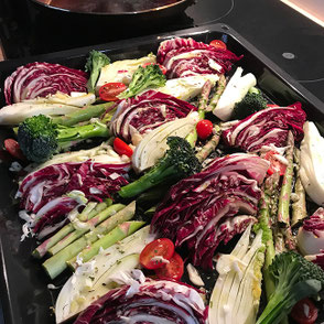 Kerstins Keto, Radicchio und Fenchel aus dem Ofen