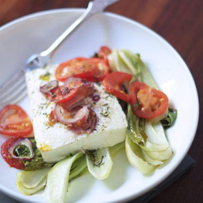 Kerstins Keto, Feta mit Pak Choi