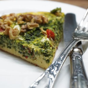 Kerstins Keto, Feta-Walnuss Fritatta