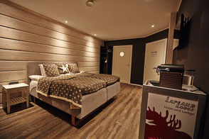 Hotelzimmer in der Lappland Lodge in Arvidsjaur