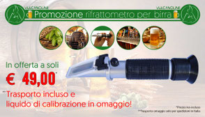 Promozione rifrattometro per birra