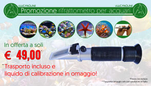 Promozione rifrattometro per per analisi salinità