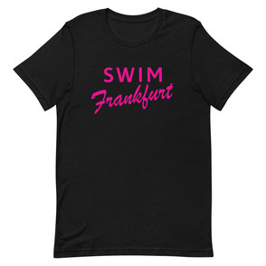 T-Shirt Black Swim Frankfurt pink