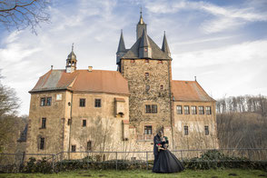 Gothic Hochzeit Burg Kriebstein