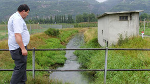Kanal Sion - Riddes: Aufnahme Gewässerverschmutzung