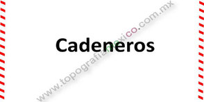 Cadeneros topografos