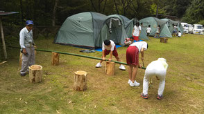 キャンプではみんな即戦力！頼もしい中学生