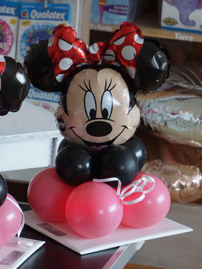R12F9 Kein Helium Ballon Disney Micky Maus Geburtstag Minnie Folienballon Torte 