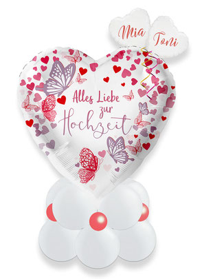 Geschenkballons Zur Hochzeit Luftballons Zum Staunen Silke