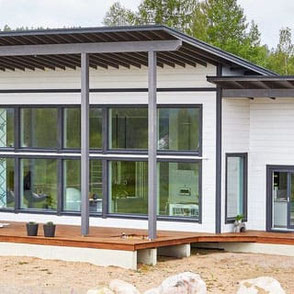 Blockhaus mit Pultdach als Traumhaus - Holzhaus mit Planung - Lüneburg - Vorteile des Blockhausbaus - Angenehmes Raumklima - Allergiefreies Wohnen - Blockhausbau Deutschland - Niedersachsen - Hessen - Bayern - Baden Württemberg - Brandenburg - Hildesheim