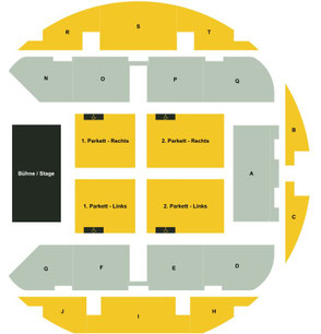 Kleine EWE Arena Oldenburg Saalplan
