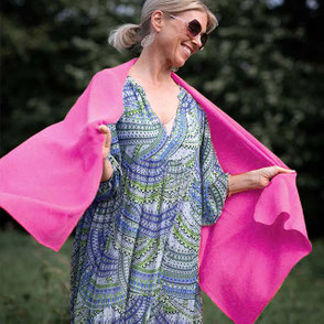 Kaschmirschal PLAID in Pink