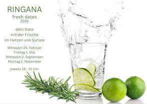 Flyer zum RINGANA Fresh Event in Sursee