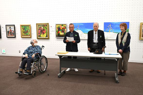 こぎん刺し　高木裕子講師　和紙絵画  石田千恵子講師　ファブリック３Ｄアート  礪波賀與江講師　鉛筆画  小林岳講師　鉛筆画  安住孝史先生　陶磁器上絵付絵師  田邊貴子講師　