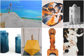 こぎん刺し　高木裕子講師　和紙絵画  石田千恵子講師　ファブリック３Ｄアート  礪波賀與江講師　鉛筆画  小林岳講師　鉛筆画  安住孝史先生　陶磁器上絵付絵師  田邊貴子講師　