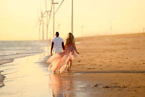 zwangerschapsshoot strand