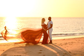 zwangerschapsshoot strand