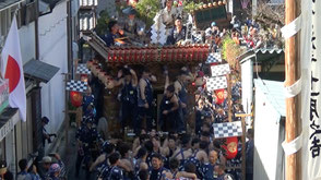 三島神社へ宮入りの画像