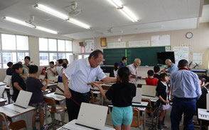 お囃子指導（森小学校にて）の画像3