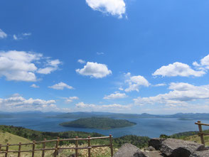 屈斜路湖（美幌峠）