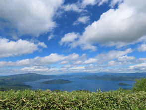 屈斜路湖（津別峠展望台）