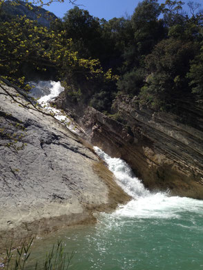 Wasserfälle von Trifos