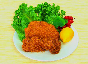 国産生パン粉を使用した大きなとんかつも絶品！
