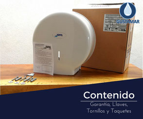 CONTENIDO DEL DESPACHADOR DE PAPEL HIGIÉNICO INSTITUCIONAL JOFEL  MINI SMART AE59000