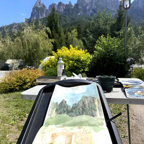 Pleinair-Malerei - Einblicke in meine Arbeit