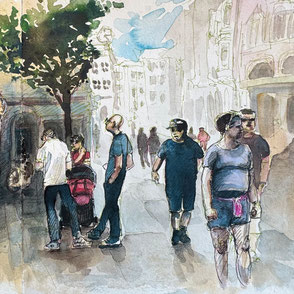 Skizzen, Zeichnungen, Skizzenbuch