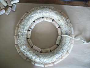DIY een kurkenkrans maken