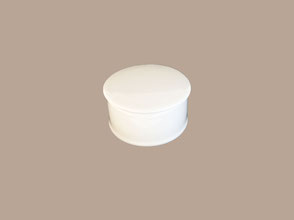 Boîte porcelaine ronde personnalisable