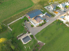 In ökologischer Bauweise errichtetes, barrierefreies Haus der Alb Appartements auf der schwäbischen Alb - ruhig und beschaulich gelegen mit Ferienwohnungen für Urlaub in Deutschland und Geschäftsreisen sowie Serviced Appartements für Wohnen auf Zeit