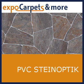 PVC Steindekor geprägt von expoCarpets & more