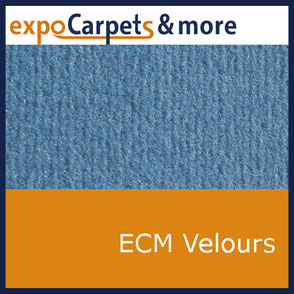 ECM-Velours Teppiche in 16 Farben für Messen und Events von expoCarpets & more