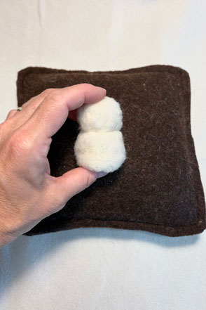 Pinguin, Filzpinguin, Anleitung, Tutorial, DIY, filzen, Nadelfilzen
