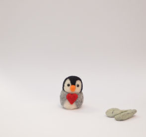 Filzanleitung, Filzkurse, Filztutorial, Pinguin filzen, Filzpinguin, filzen, Filztiere Anleitung, Filzen, Tutorial, Kurse, Onlinekurse