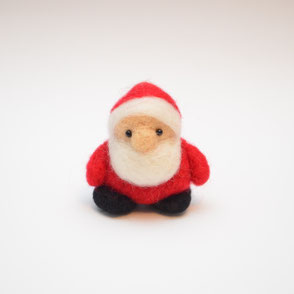 Weihnachtsmann, Weihnachtsmann aus Filz, Samichlaus, Nikolaus, Weihnachtsdekoration, süsser Weihnachtsmann, Filzweihnachtsmann