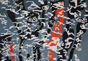 Abstract contemporary painting from the Hieros series