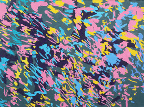 Abstract contemporary painting from the Hieros series