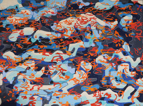 Abstract contemporary painting from the Hieros series