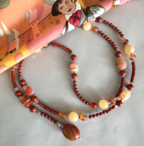  Y-Kette LUST AUF LEICHTIGKEIT; Perlenschmuck, Armbänder, Ohrringe