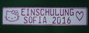 AUTOKENNZEICHEN AUTOSCHILDER KFZ KENNZEICHEN