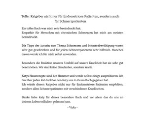 Feedback zum Buch "Endometriose - der Feind in meinem Körper!"