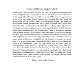 Feedback zum Buch "O mein Gott, Georg! Doch nicht jetzt!"