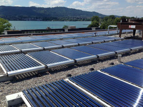 Solarthermieanlage für die Warmwasserbereitung