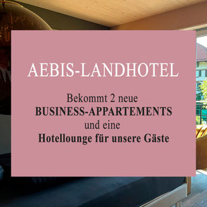 Aebis Landhotel neu Business-Appartements