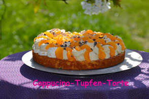 sabines kuchenparadies cappuccino-tupfen-torte