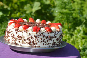 sabines kuchenparadies erdbeer-roulade